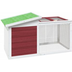 Berkfield Home - Mayfair Rabbit Hutch Mocha 100.5x54x55 cm Solid Wood Pine