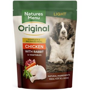 SU-BRIDGE PET SUPPLIES LTD Natures Menu Light Chicken with Rabbit Dog Pouches - 300g - 574240