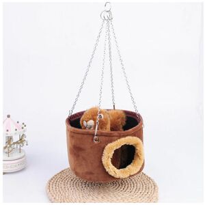 Orchidée - OrchidHanging Hammock for Small Pets, Snuggle Playground, Shelter for Squirrels, Chinchillas, Guinea Pigs, Rats, Mice