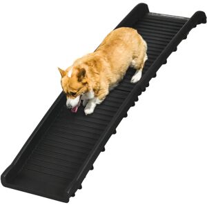 Pawhut - Foldable Pet Ramp Dog Ramp for Cars, Truck, suv - Black