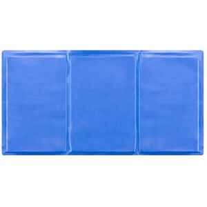 Asab - Pet Self Cooling Gel Mat Cool Mat Dogs Cats Pad Bed Mattress Heat Relief 90 x 50 - Blue