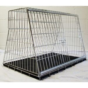 PET WORLD UK Pet World CDC38 Hatchback Car Dog Cage Crate Pet Travel Guard (97x66x67cm)