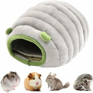 Héloise - Pets Nest, Small Animal Cozy Bed, Sleeping Small Winter House, Warm Winter Hamster Bed with Removable Cushion for Kittens, Hamsters,