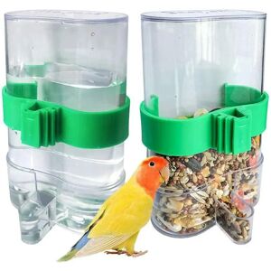 AOUGO Pieces Automatic Water Trap, Bird Waterer, Automatic Feeders, Automatic Bird Waterer, Bird Feeder, for Birds Cage Accessories Supplies