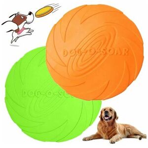 ROSE PinkDog Disc, Frisbees for Dogs, 2 Pcs Dog Toy Frisbee, for Games Sports Exercise Activity and Outdoor Play, for Small and Medium Dogs (l)