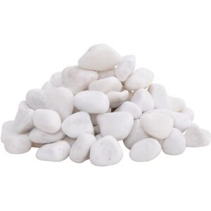 Vidaxl - Polished Pebbles 10 kg White 2-5 cm White