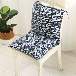 Chair cushion Garden chair cushion - Comfortable and thick outdoor cushion - Ideal for indoor and outdoor use - 40x40 cm - Blue-DENUOTOP