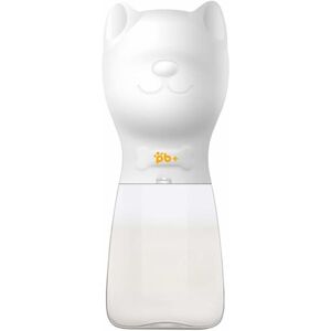 Groofoo - Portable Dog Water Bottle Travel Bottle Dog and Cat Pet Travel Water Drink Bottle Portable Travel Bottle (white)