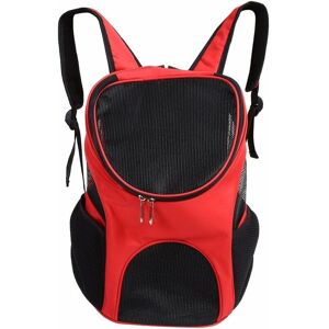 Héloise - Portable Pet Shoulder Bag Breathable Lightweight Foldable Outdoor Carrying Backpack for Travel Walking Hiking Camping (Red)