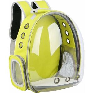 Alwaysh - Portable Transparent Travel Pet Carrier Bag Breathable Space Capsule Bubble Cat Dog Carrier Backpack for Shopping Hiking Walking Cycling
