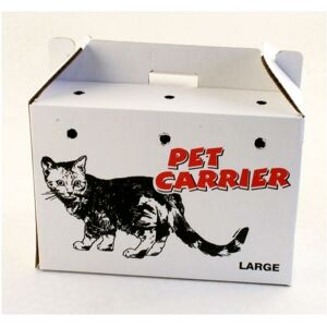 PPI - Cardboard Animal Carriers Large 460x255x320mm PK10 - 3422