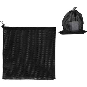 AOUGO Pump Bag, Pump Filter Mesh Bag, Pond Pump Filter Bag, Pump Mesh Bag, Household Water Pump Filter Accessories (45x45cm, Black)