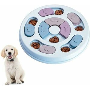 LUNE Puppy Treat Dispenser Slow Feeder Bowl Dog Toys, Dog Brain Games Feeder with Non Slip