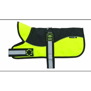 Outhwaite - Reflective Black Hi Viz Padded Harness Coat 36cm - 260618