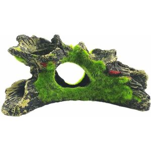 RHAFAYRE Aquarium Tree Trunk Decoration, Resin for Fish Tank Decoration, for Hiding Shrimps and Fish Landscape Rock Hide Cave Tree Aquarium Decoration(C)