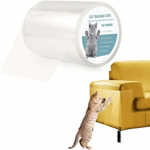 Rhafayre - Sofa Protection Cat Anti Claw Sticker Transparent Self-Adhesive Protection Roll Invisible Furniture Protector Table (M:15x300cm)