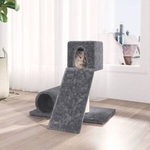 BERKFIELD HOME Royalton Cat Tree with Sisal Scratching Post Dark Grey 59 cm