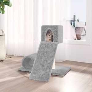 BERKFIELD HOME Royalton Cat Tree with Sisal Scratching Post Light Grey 59 cm