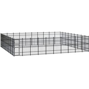 Outdoor Dog Kennel Steel 82.94 m² - Royalton