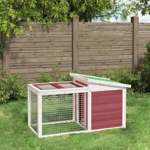 Royalton - Rabbit Hutch Mocha 100.5x54x55 cm Solid Wood Pine