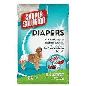 Simple Solution Disposable Diaper XXLarge (12Pk) - 738984