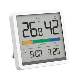 Denuotop - Small Indoor Thermometer, Fridge Spare Parts High Accuracy Hygrometer Temperature and Humidity Monitor, Digital Indoor Hygrometer for