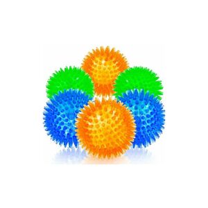 Lune - Small rubber dog fetch balls bright colors puppy toys dog toy balls squeaky dog toys chew toys for small dogs
