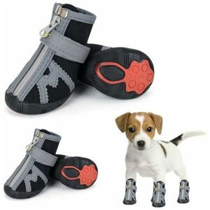 Neige - SnowDog Boots Waterproof Dog Shoes Non-Slip Dog Boots for Small and Medium Dogs 4pcs