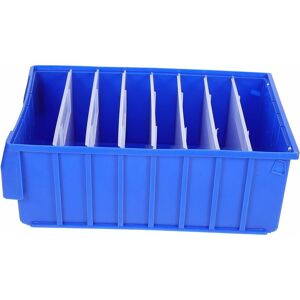 Tool Storage Box and Rack Divided Parts Box Warehouse Organizer - 400234140mm, Blue Denuotop