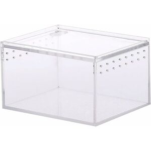 HÉLOISE Transparent Breeding Box, Reptiles Box, Insect Feeding Box, Reptile Breeding Box, for Reptiles, Spide, Lizard, Scorpion, Centipede, Horned Frog,