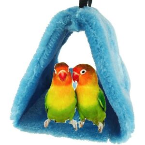 AOUGO Winter Warm Bird Nest House Refuge for Parrot Parakeet Cockatiel Amazons Cockatoo Canary Lovebirds Finch Cage Toy