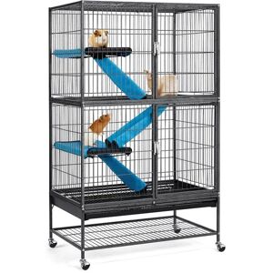 Yaheetech - 2-Story Small Animal Cage, Black