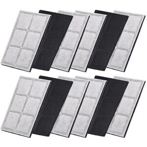 TLILY 12 Pcs Water Fountain Filters Replacement for Cat Dogs Drinking Dispenser