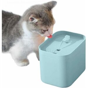 CYSLMUK 1.5L Silent Cat Water Fountain, Cat Dog Fountain, Cat Water Fountain with Faucet Shape, Filter Various Hairs Automatic Cat Water Fountain