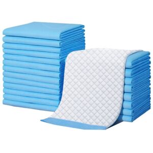 Tlily - 50PCS Super Absorbent Pet Diaper Dog Training Pee Pad Disposable Healthy Nappy Mat for Cats Dog Diapers Quick-Dry Mat,M
