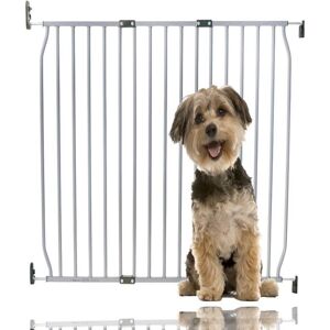 Bettacare - Eco Screw Fit Pet Gate, Grey, 100cm - 110cm, Screw Fitted Dog Gate, Safety Gate for Puppy