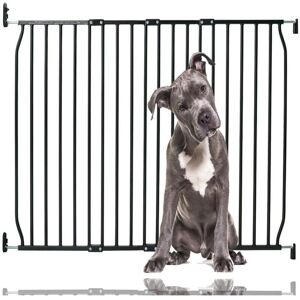Bettacare - Eco Screw Fit Pet Gate, Black, 110cm - 120cm, Screw Fitted Dog Gate, Safety Gate for Puppy