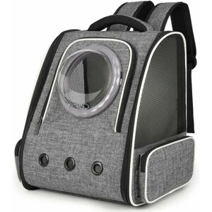 DEWDAT Carrier Bag for Cat Small Dog 10kg, Large Pet Backpack 3 Entry Portable Foldable Spacious and Breathable, Basket with Plush Mattress for Travel Train