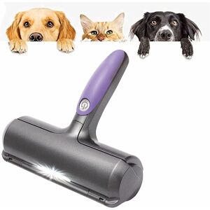 Héloise - Cat Dog Hair Remover Brush - Pet Hair Remover Vibrating Hair Remover with led Light - Reusable Lint Remover Roller to Remove Cat and Dog