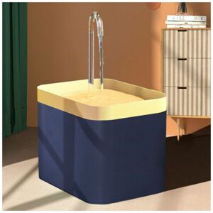 ALWAYSH Cat Water Fountain Automatic Filter usb Electric Mute Cat Waterer Bowl 1.5L Recirculating Filter Waterer for Cats Pet Water Dispenser Dark Blue,250g