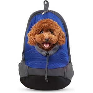 MEMKEY Dog Carrier Backpacks, Small Puppy Carrier Travel Pet Backpacks, 40 x 35 x 27 cm, Blue