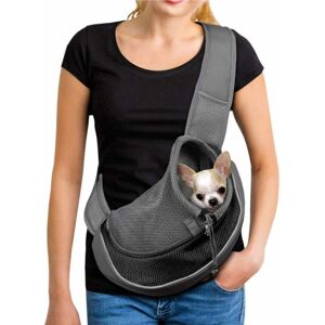 Héloise - Dog Carrier Bag Puppy Cat Shoulder Bag Hands Free Breathable Mesh Pet Tote Bag for Daily Walking Subway
