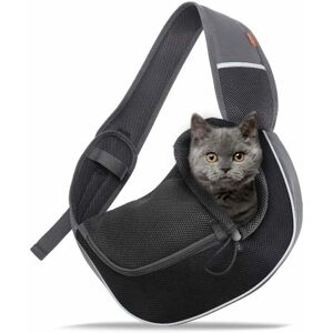 Héloise - Dog Carrier Bag Shoulder Strap Breathable Mesh Carrier Adjustable Travel Bag Cat Bag Small Animals Pet Shoulder Handbag Sling for Small