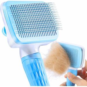 HÉLOISE Dog Cat Brush, Self-cleaning Dead Hair Brush for Cat Dog, Effective Removal of up to 95% of Dead Hair and Tomentose Hair, Suitable for Dogs Cats