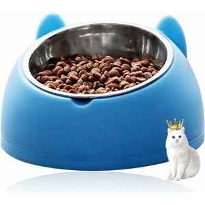 Alwaysh - Double Raised Cat Bowl, 15° Tilt Non-Slip Anti-Vomiting Bowl Automatic Water Storage Pet Bowl, Available for Cats and Puppies (Bowl b