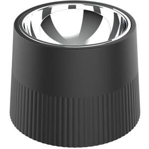 Tlily - Elevated Dog Bowl, Raised Feeder with Removable Stainless Steel Food and Water Non-Skid Dish Black