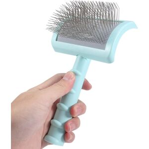 TLILY Firm Slicker Brush for Dogs- Extra Long Pin Large Dog Pet Grooming Wire and Deshedding (Green)