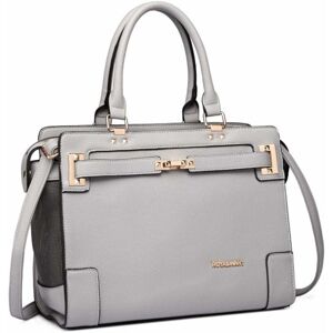 Héloise - Luxury pu Pet Carrier Bag,Handbag for Dogs Cats The Travel Less Than 4KG (Gray)