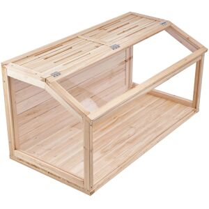 Mophorn Wooden Hamster Cage, 270° Viewing Habitat, 40 x 20 x 20in, Openable Top, Ventilated Cage for Small Animals, Gerbils, Rats, Guinea Pigs, Mice