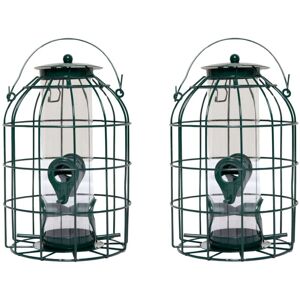 Samuel Alexander - Pack of 2 Wild Bird Seed Feeder Cage with Squirrel Guard